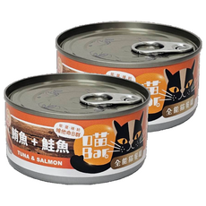 Bar 喵 全能貓餐罐, 170g, 2個, 鮪魚 + 鮭魚