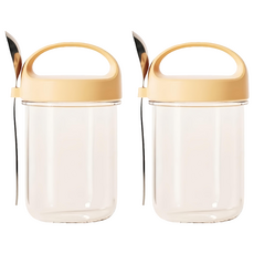 隔夜燕麥罐 C537 活力黃 300g 2個, 2組