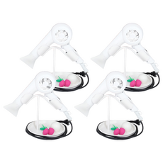 ARTEX CORP 吹風機支架, 4個, 白色