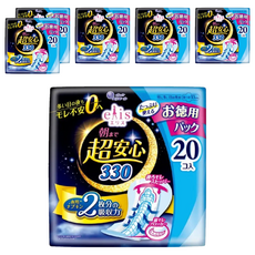 elleair 艾黎艾爾 elis 愛麗思 日本原裝進口 超安心防漏衛生棉 特多型 33cm, 夜用, 20片, 6包