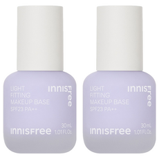 INNISFREE 台灣公司貨 輕薄透服貼飾底乳 SPF23 PA++ 30ml, 1 夢幻紫, 2個
