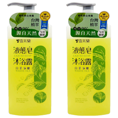 雪芙蘭 液態皂沐浴露 白茶淨嫩, 850g, 2瓶