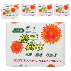 百吉牌 擦手紙, 150張, 6包