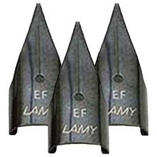 LAMY 鋼筆筆尖 黑色, 3個, M