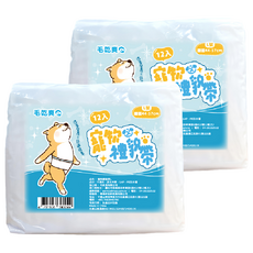 毛乾爽 寵物禮貌帶, L, 12片, 2包