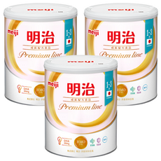 meiji 明治 成長配方食品奶粉 premium line 1至3歲, 800g, 1罐, 3罐