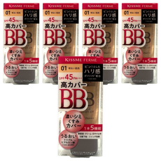 KISSME 奇士美 FERME FOR 媚ll光透美肌BB霜 #01 SPF45 PA+++, 5個, 明亮色