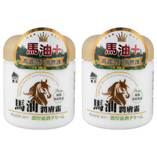 MANN NI 潤膚霜 馬油, 2個, 210ml