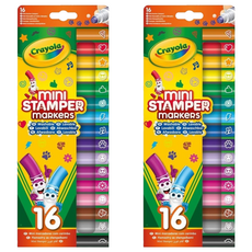Crayola 繪兒樂 可水洗印章色筆, 16個, 2組