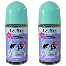 Lovillea 止汗滾珠 花舞麝香, 50ml, 2個