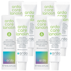 ardo 安朵 100%羊脂膏 羊毛脂乳頭修護霜, 4個, 10ml