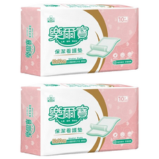 樂爾寶 保潔看護墊 成人寵物皆可用 加快吸收 高分子防護層 好定位不移位, 90  x 60cm, 2個, 10片