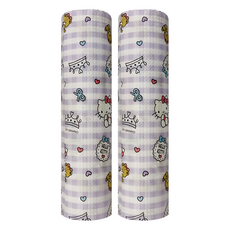 收納王妃 Hello Kitty防水防污鋪布 蝴蝶結 TG24-SAN579 500 x 30cm 紫, 1入, 2條