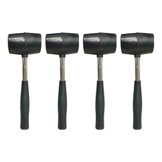 KI WISH 居家生活 黑色橡膠槌 25 x 8 x 2.4cm, 6K-462, 4支