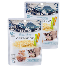 Canary 和晃小動物 刺身魚漿魚絲條零食, 2個, 30g