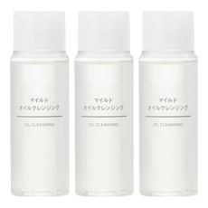 MUJI 無印良品 溫和卸妝油 攜帶型, 50ml, 3瓶