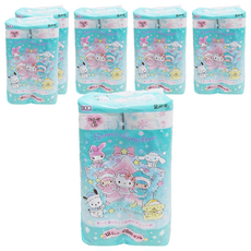 maRUTOmi 丸富製紙 捲筒衛生紙 冬季款 三麗鷗家族, 25m, 6個, 12捲