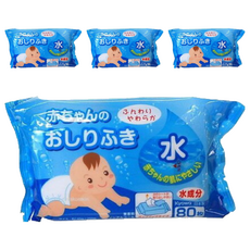 Kyowa 寶寶臀部濕紙巾 無酒精香料, 480g, 80張, 4包