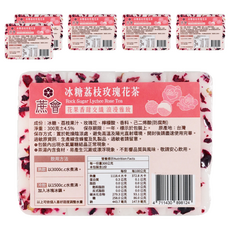 蔗會 冰糖荔枝玫瑰花茶, 300g, 6個, 1個裝