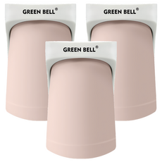 Green Bell 綠貝 磁吸漱口杯收納架, 3個, 粉色