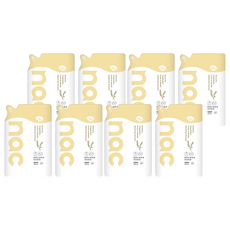 nac nac 酵素奶瓶蔬果洗潔慕斯, 4個, 600ml