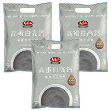 馬玉山 高蛋白高鈣極細黑芝麻糊 10包, 3個, 30g
