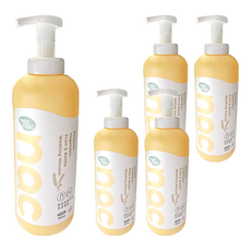 nac nac 酵素奶瓶餐盤蔬果洗潔慕斯, 5個, 700ml