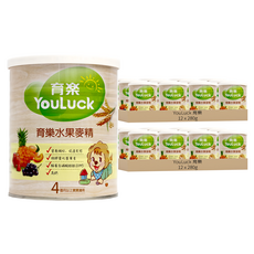 YouLuck 育樂 麥精, 水果, 280g, 24罐