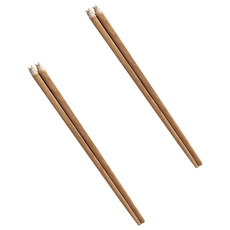 上手家居 小動物木筷子 木製環保餐具/木頭筷子 25cm, 2組, 柯基 木頭色, 1雙筷子