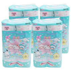 maRUTOmi 丸富製紙 捲筒衛生紙 冬季款 三麗鷗家族, 25m, 4個, 12捲