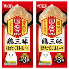 INABA CIAO 啾嚕 三昧餐包, 雞肉 + 干貝, 180g, 2袋