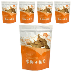 一袋美味 香酥小黃魚 原味, 5個, 200g