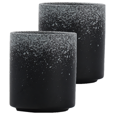 WORTH IT 渥思 日式復古陶瓷茶杯, 2個, 墨雪