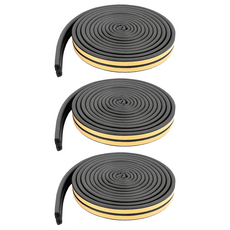 門窗隔音條 10m 棕色, 3個