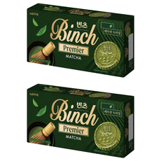 LOTTE 樂天 Binch 抹茶餅乾, 102g, 2盒