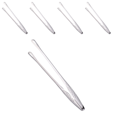 EZ 304不鏽鋼長型烤肉夾, stainless steel, 5支