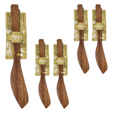 品木屋 原木奶油刀 18.5 x 2.5cm, 5支