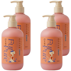 FurPure 毛寵淨 貓用寵物沐浴乳, 4個, 500ml