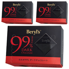 Beryl's 99%可可含量黑巧克力, 60g, 3個