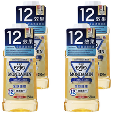 夢納明 全效護理漱口水, 550ml, 4個