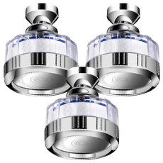 360度省水增壓水龍頭過濾器, 3個