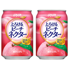 DyDo 水蜜桃風味果汁, 270ml, 2個