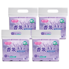 菲力家族 香氛清潔袋 舒沁薰衣草 中(65 x 53cm), 4套, 20L