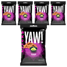 YAW 麵包脆條 芥末口味, 50g, 5個
