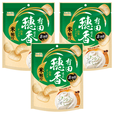 ARITA 有田製果 穗香米脆片 酸奶洋蔥口味, 80g, 3個
