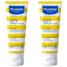 mustela 慕之恬廊 高效全護防曬乳 SPF50+ PA++++, 2個, 40ml