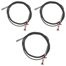 FANCY LIFE 管道疏通器 長款, 3支, Black