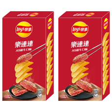 Lay's 樂事 A5和牛口味洋芋片 經濟包, 166g, 2個