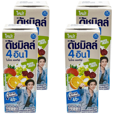 Dutch Mill 酸奶 綜合水果, 165ml, 4個