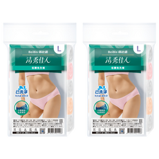 BeiBis 蓓比適 清秀佳人 低腰免洗褲, 粉色, 2包